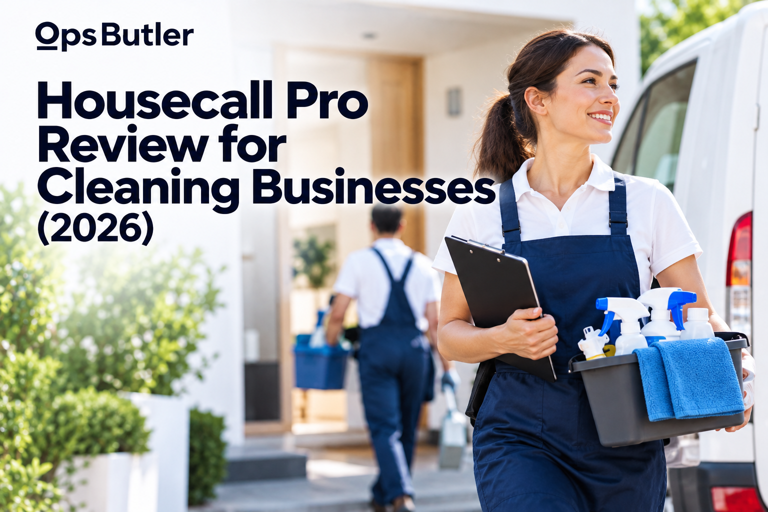 Housecall Pro review for cleaning businesses with scheduling and field service management