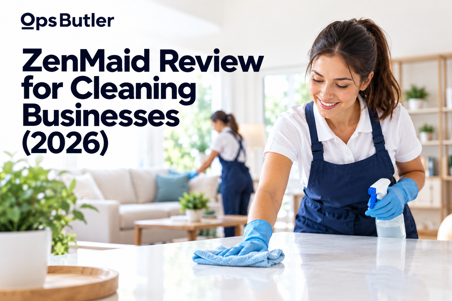 ZenMaid review for cleaning businesses with a professional residential cleaning team
