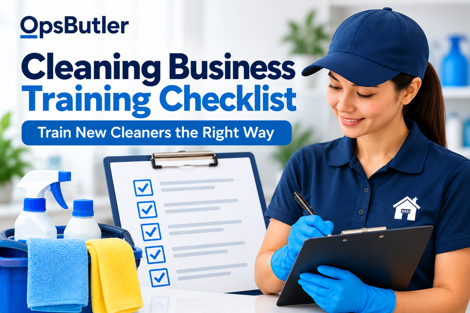 Cleaning business training checklist for onboarding and training new cleaners